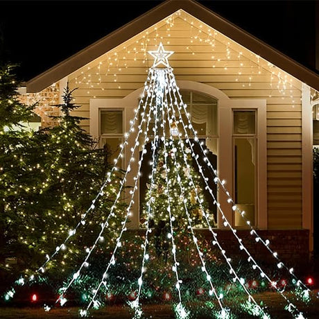 Outdoor Christmas Decorations 12.6ft 350LED