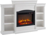 Ameriwood Home Lamont Mantel Fireplace, Black