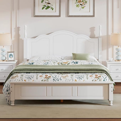 Queen Platform Bed with Headboard