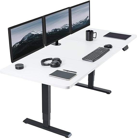 Electric Height Adjustable 71 x 30 inch Memory Stand Up Desk