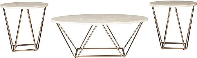 Neimhurst Modern 3-Piece Table Set, Includes Coffee Table and End Tables,