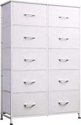 Tall Dresser for Bedroom with 10 Drawers Chest of Drawers