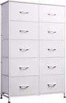 Tall Dresser for Bedroom with 10 Drawers Chest of Drawers