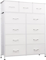 11-Drawer Dresser, Fabric Storage Tower for Bedroom, Hallway, Closets, Tall Chest