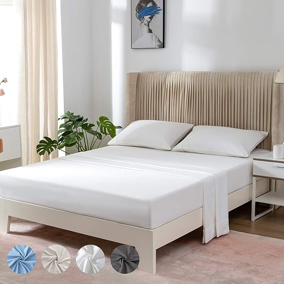 Queen Size Bed Sheets Set 4 Piece 1800 Thread Count Bed Sheets Set