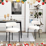 Black Dining Chairs Set of 2,  Modern Dining Chairs, Kitchen Dining Room Chairs