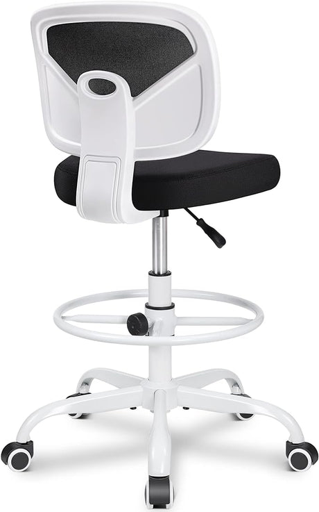 Office Drafting Chair Armless, Tall Office Desk Chair