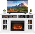 Electric Fireplace TV Stand for TVs Up to 65 Inches, 1400W Heater Insert with Remote