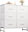 Fabric Dresser for Bedroom 6 Drawer Double Dresser