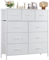 Dresser for Bedroom, Storage Drawers, Tall Dresser Fabric Storage Tower