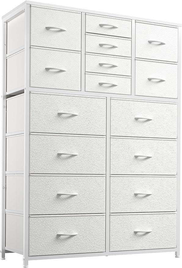 Dresser for Bedroom with 16 Drawer, Dressers & Chests of Drawers