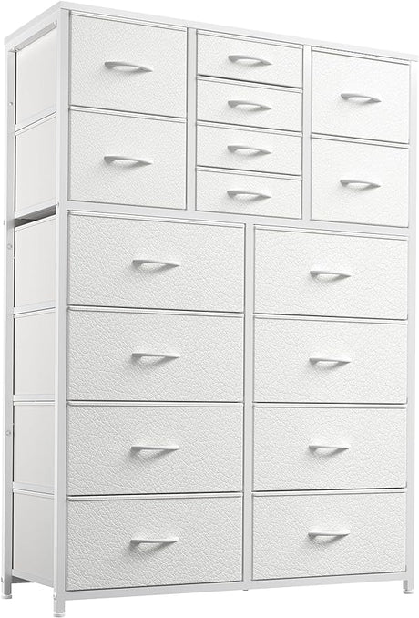 Dresser for Bedroom with 16 Drawer, Dressers & Chests of Drawers