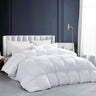 Luxurious All-Season Goose Down Feather Fiber Comforter King Size Duvet Insert