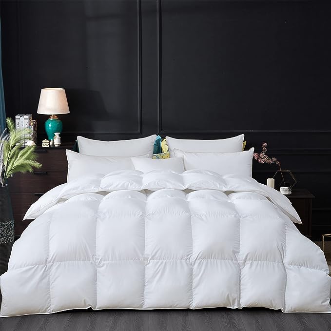 Luxurious All-Season Goose Down Comforter California King