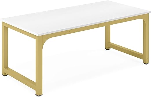 Modern Computer Desk, 70.8 x 31.5 inch Large Office Desk Computer Table