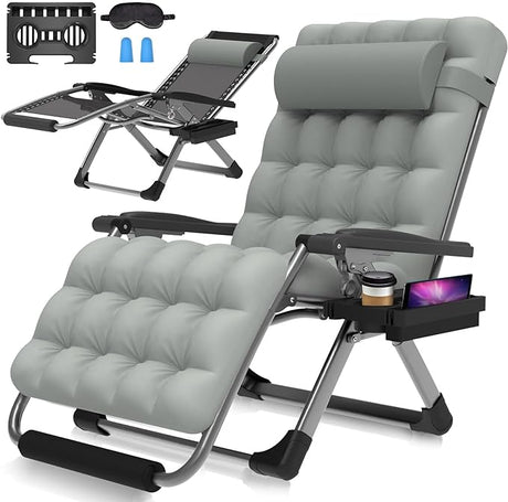 Oversized Zero Gravity Chair,33In XXL Lounge Chair