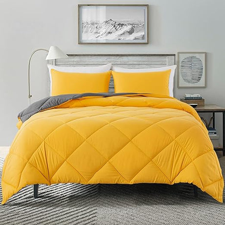 Lightweight Queen Comforter Set with 2 Pillow Sham - 3 Pieces Se