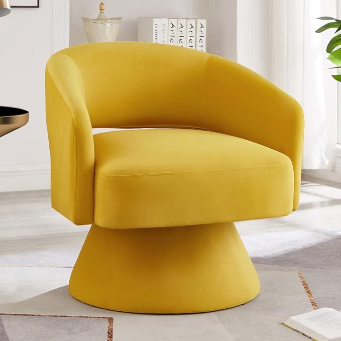 Modern 360 Degree Swivel Accent Chair Armchair