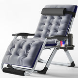 ZenFold Oversized Zero Gravity Recliner Chair in Warm Gray