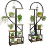 2 Pcs 6 Tier 9 Potted Metal Plant Stand Plant Stands for Plants Multiple