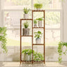 Tall Plant Stand Indoor Wood Outdoor Tiered Plant Shelf for Multiple Plants