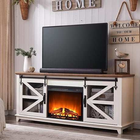 Industrial & Farmhouse Entertainment Center