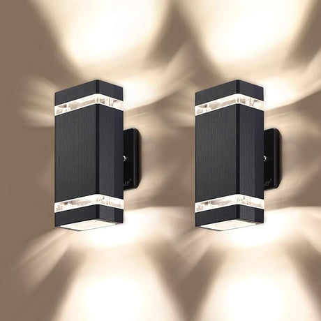 LED Square Up and Down Lights Outdoor Wall Light