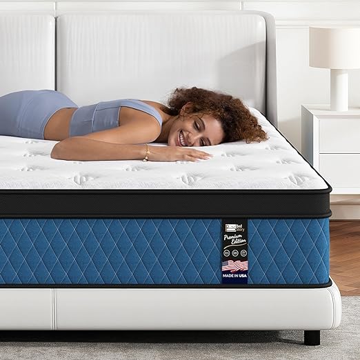 King Mattress - 12 Inch Hybrid Mattress in a Box