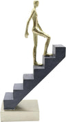 Ladder Statue and Sculpture, Creative Climbing Stairs Figurines