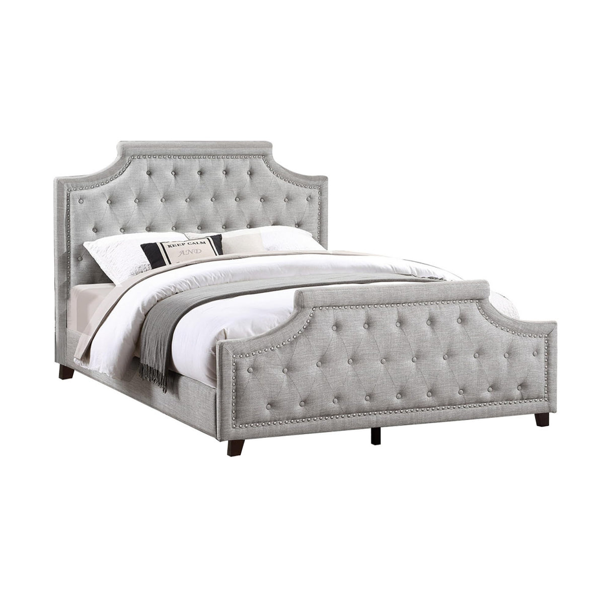 Side view showcasing clipped corners and modern platform legs