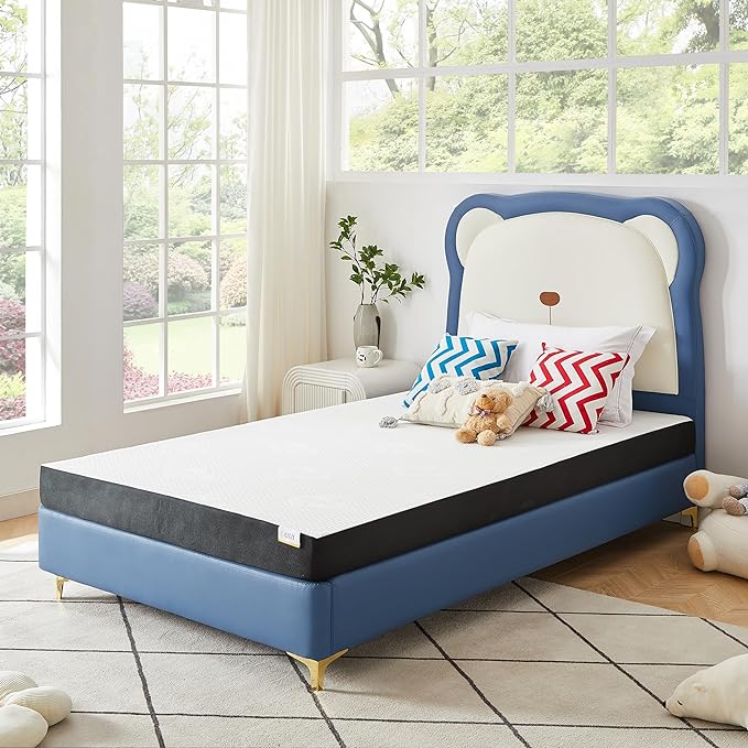 5 Inch Gel Memory Foam Twin Mattress Medium-Firm Twin Bed Mattress for Bunk Bed,