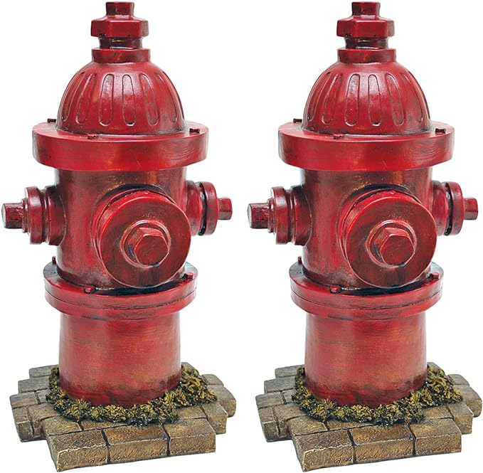 Vintage Metal Fire Hydrant Statue Large