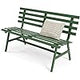 Outdoor Bench Weatherproof Aluminum Patio Garden Bench, Patio Loveseat