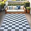 Outdoor Rug 9x12 Waterproof for Patio Clearance,Large Plastic Straw Mat