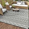 Outdoor Rug Carpet Waterproof 5x8 ft Reversible Patio Rug RV Camping Rug