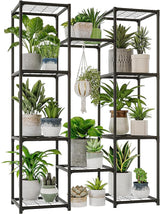 Hanging Plant Stand Large Plant Shelf  Rack Wooden Tiered Plant Holder