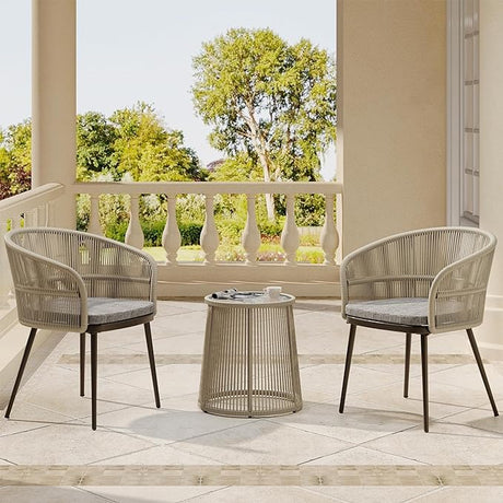 Breezeway Patio Furniture Set, 3-Piece Outside Bistro Set