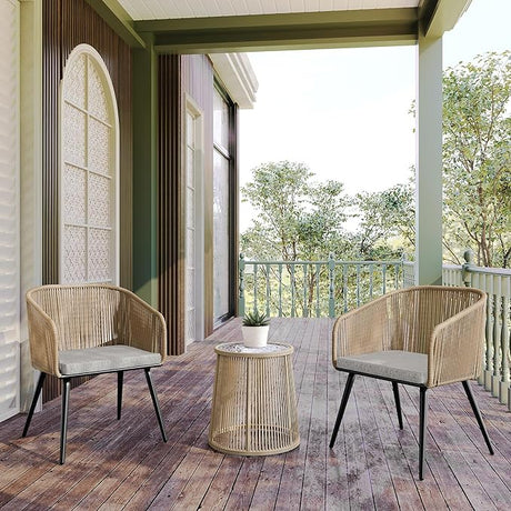 Breezeway Patio Furniture Set, 3-Piece Outside Bistro Set