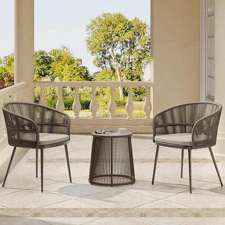 Breezeway Patio Furniture Set, 3-Piece Outside Bistro Set