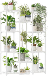 Plant Stand Outdoor Indoor Hanging Plant Shelf Tall Large Plant Holder