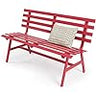 Outdoor Bench Weatherproof Aluminum Patio Garden Bench, Patio Loveseat