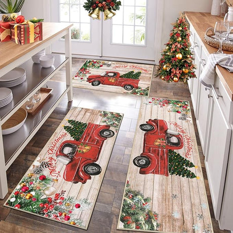 Kitchen Rugs Sets of 3 Non Skid Kitchen Mats