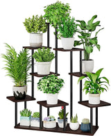 Plant Stand 5 Tier Indoor Metal Flower Shelf for Multiple Tall Flower Holders