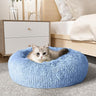 Calming Dog & Cat Bed, Anti-Anxiety Donut Cuddler Warming Cozy Soft Round Bed