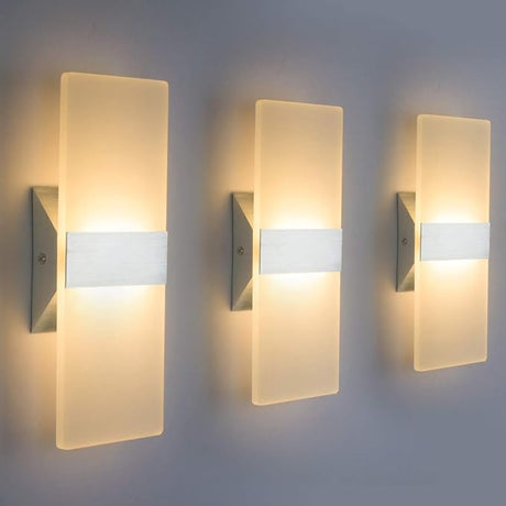 LED Wall Sconce Modern Wall Light Lamps 12W Cool White