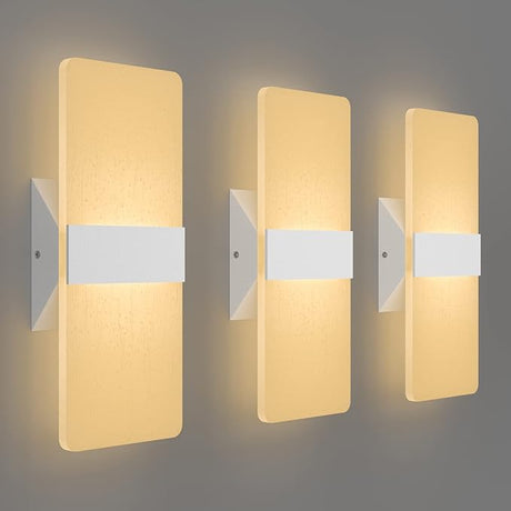 LED Wall Sconce Modern Wall Light Lamps 12W Cool White