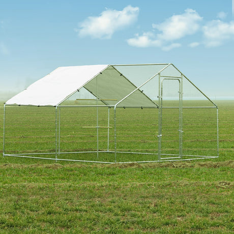 waterproof PE tarp chicken run for multi-pet outdoor use
