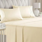 Queen Size Sheet Set - Breathable & Cooling Sheets