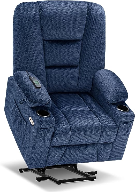 Large Electric Power Lift Recliner Chair with Massage and Heat for Elderly