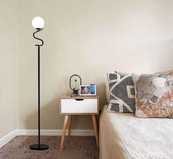 3 Globe Mid Century Modern Floor Lamp for Living Room